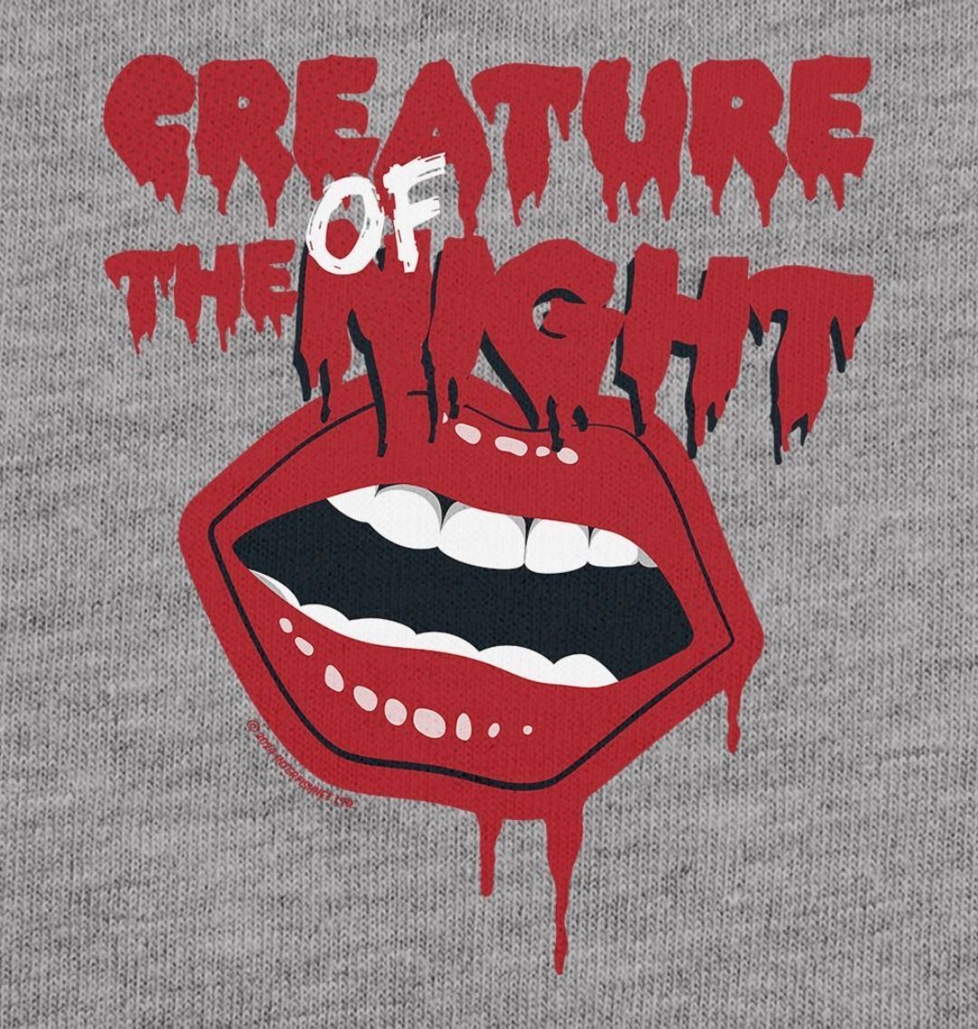 Rocky Horror Show Creature Of The Night Mouth Women's T-Shirt-Rocky Horror Merch Store