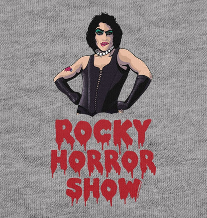 Rocky Horror Show Dr Frank N Furter Logo Pose Adult T-Shirt-Rocky Horror Merch Store