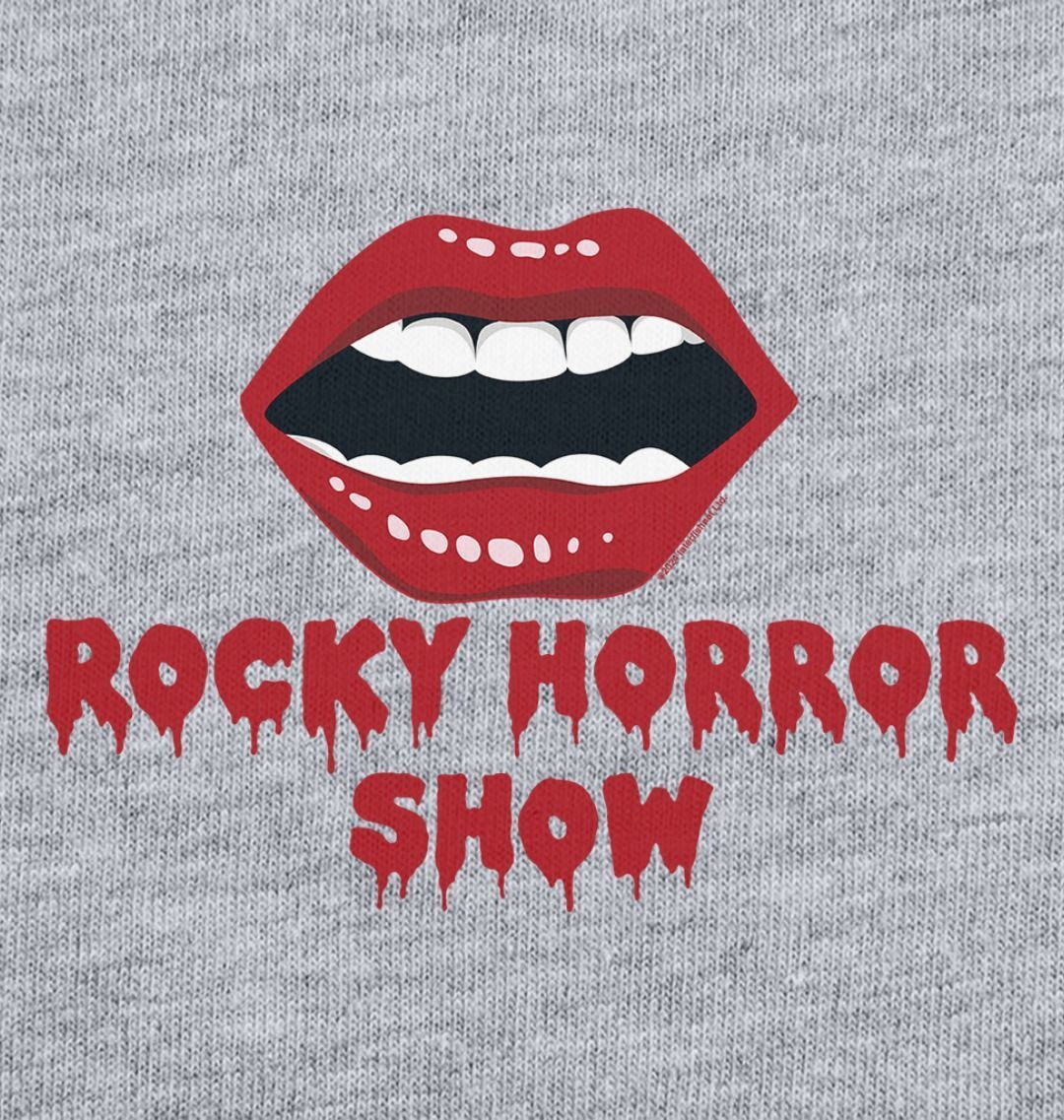 Rocky Horror Show Open Glossy Lips Adult T-Shirt-Rocky Horror Merch Store