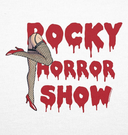 Rocky Horror Show Legs With Logo Block Women's T-Shirt-Rocky Horror Merch Store