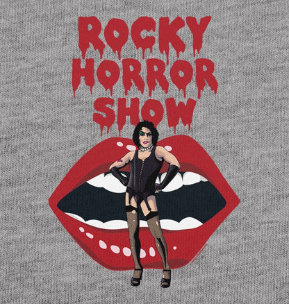 Rocky Horror Show Dr Frank N Furter With Lips Adult T-Shirt-Rocky Horror Merch Store