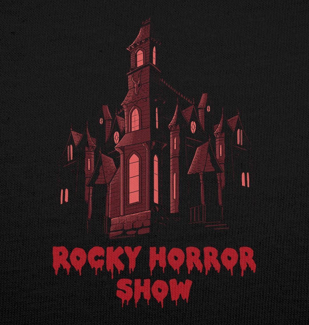 Rocky Horror Show Dr Frank N Furter's Mansion Adult T-Shirt-Rocky Horror Merch Store