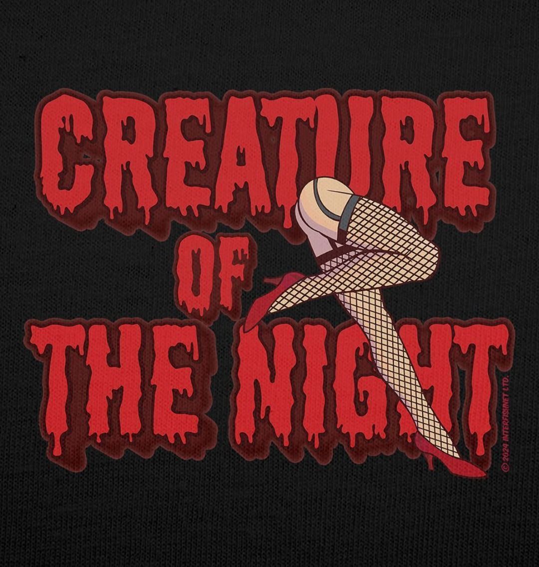 Rocky Horror Show Creature Of The Night Red Text Legs Tote Bag-Rocky Horror Merch Store