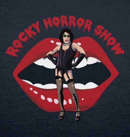 Rocky Horror Show Dr Frank N Furter Mouth Logo Adult T-Shirt-Rocky Horror Merch Store